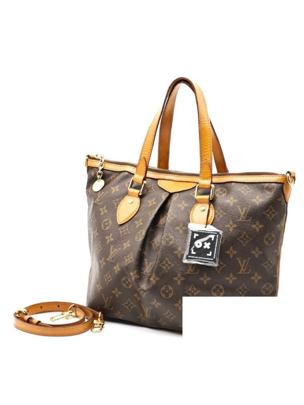 Louis Vuitton Palermo PM Monogram Canvas Brown Tote Bag